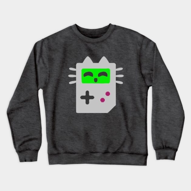 Game Kitty Crewneck Sweatshirt by HaloSenpai
